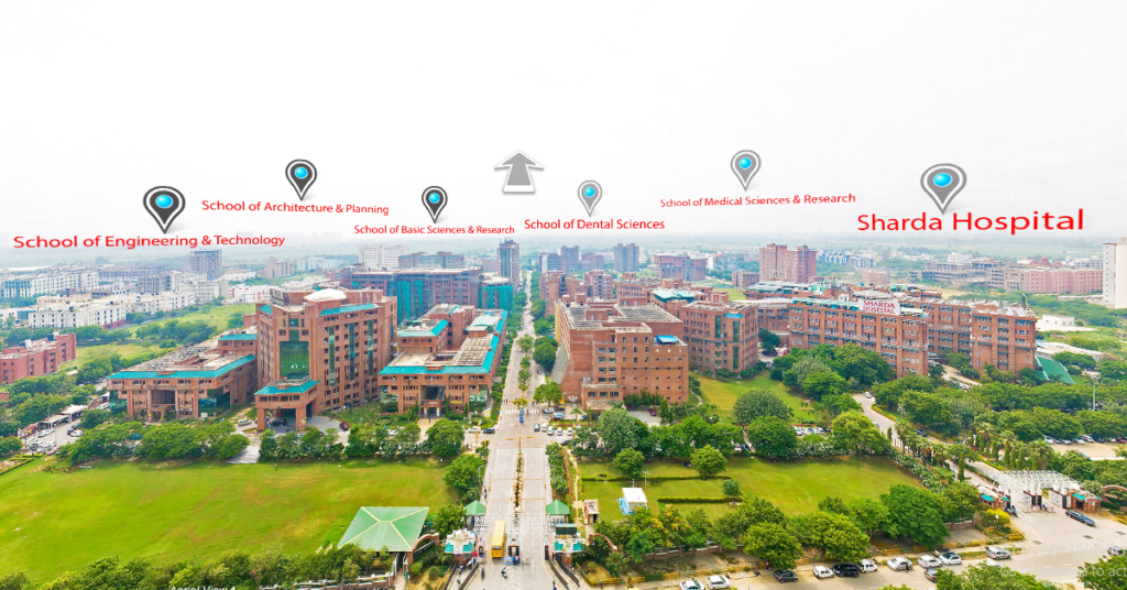 sharda university images